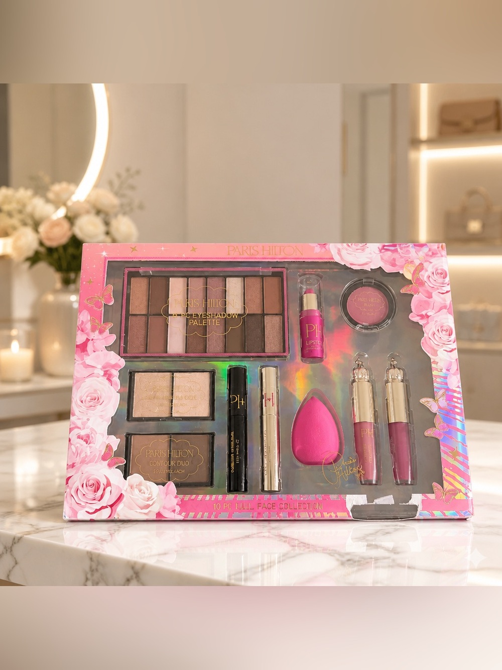 Paris Hilton 10 PC Full Face Makeup Collection Set